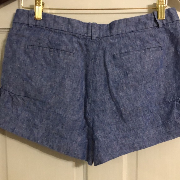 J. Crew chambray ruffle shorts - Picture 4 of 4